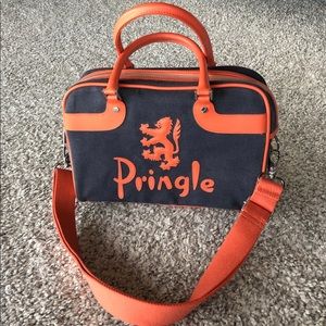 PRINGLE of Scotland Canvas Sporty MidSize Bag NWT!